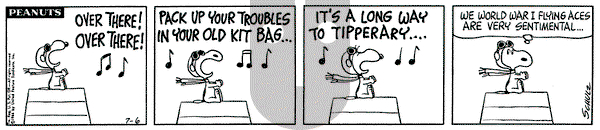 Peanuts on Wednesday July 6, 1966 Comic Strip