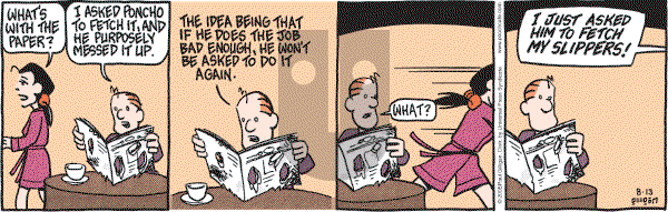 Pooch Cafe on Saturday August 13, 2005 Comic Strip