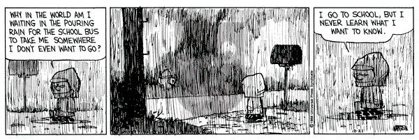 Calvin and Hobbes on Friday October 21, 1988 Comic Strip