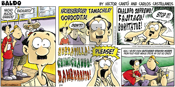 Baldo - Sunday February 4, 2001 Comic Strip