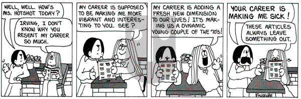 Cathy Classics on Wednesday August 29, 1979 Comic Strip