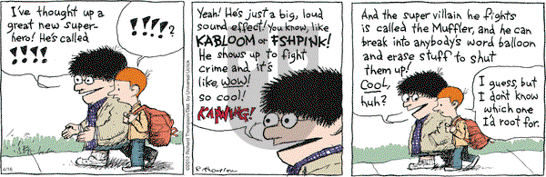 Cul de Sac on Monday April 16, 2012 Comic Strip