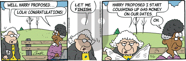 Lola on Monday April 11, 2016 Comic Strip
