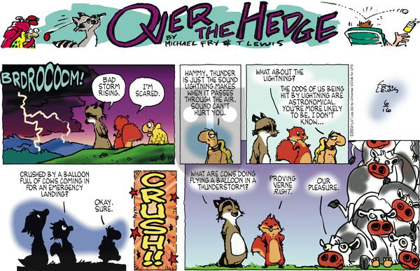 Over the Hedge on Sunday June 16, 2013 Comic Strip