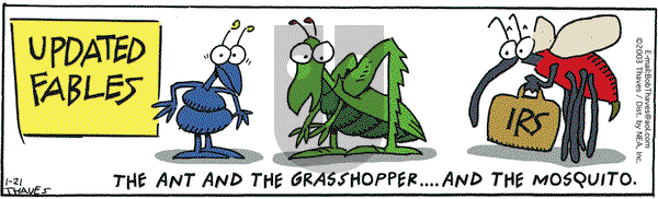 Frank and Ernest on Sunday February 23, 2003 Comic Strip