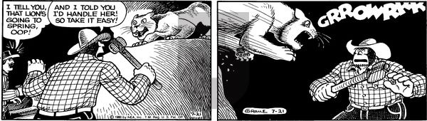 Alley Oop on Monday July 21, 1980 Comic Strip