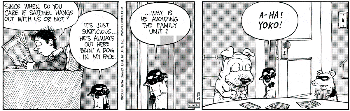 Get Fuzzy - Tuesday February 25, 2003 Comic Strip