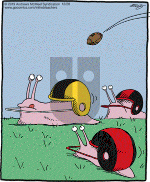 In the Bleachers on Saturday December 28, 2019 Comic Strip