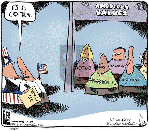 Tom Toles - Monday November 23, 2015 Comic Strip