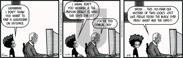 The Boondocks on Wednesday October 9, 2013 Comic Strip