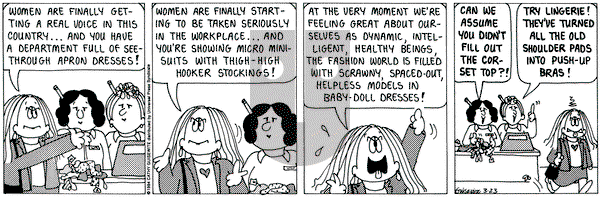 Cathy Classics on Wednesday March 23, 1994 Comic Strip