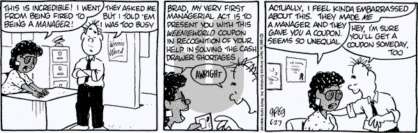 Luann on Saturday June 27, 1992 Comic Strip