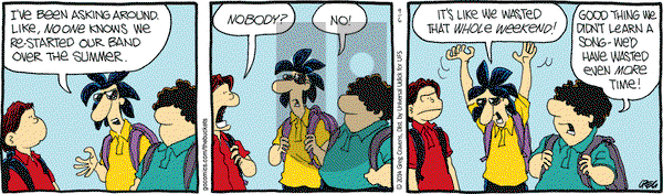 The Buckets on Saturday September 6, 2014 Comic Strip