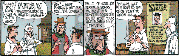 Monty on Wednesday September 18, 2013 Comic Strip