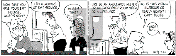 Luann on Saturday July 20, 2002 Comic Strip