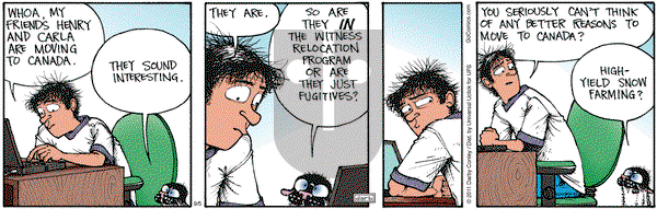 Get Fuzzy on Monday September 5, 2011 Comic Strip