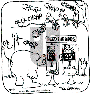 Ziggy on Monday September 6, 1971 Comic Strip