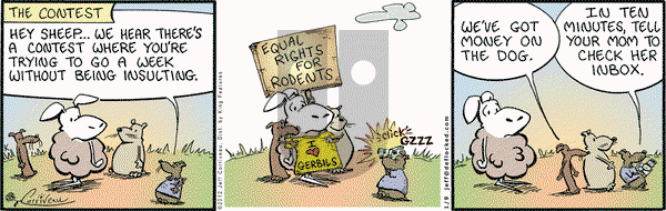 DeFlocked on Monday January 9, 2012 Comic Strip