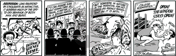 Doonesbury on Monday January 13, 1986 Comic Strip