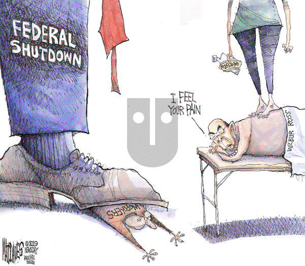 Matt Davies on Friday January 25, 2019 Comic Strip
