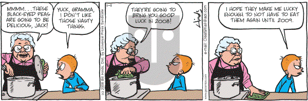Cleats - Tuesday January 1, 2008 Comic Strip