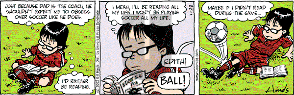 Cleats on Monday January 28, 2002 Comic Strip