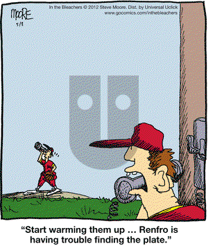 In the Bleachers on Tuesday May 8, 2012 Comic Strip