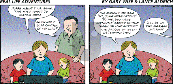 Real Life Adventures on Wednesday June 25, 2025 Comic Strip