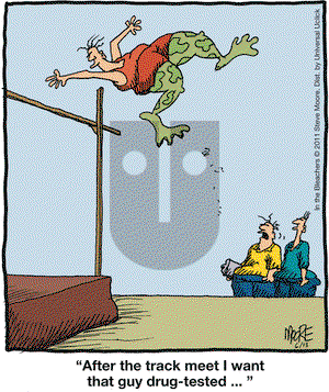 In the Bleachers on Monday June 13, 2011 Comic Strip