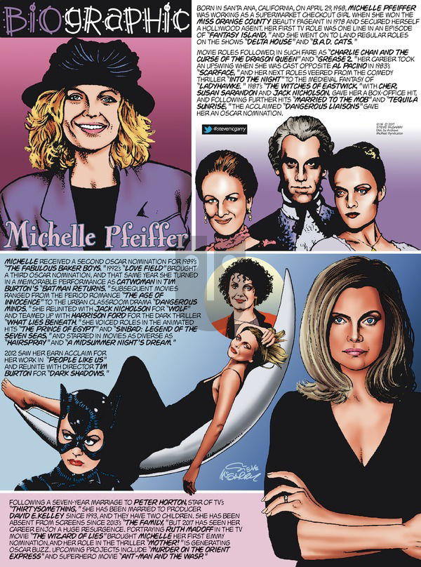Biographic on Sunday October 15, 2017 Comic Strip