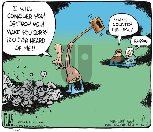 Tom Toles on Sunday February 1, 2015 Comic Strip