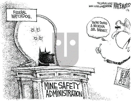 Matt Davies on Monday January 9, 2006 Comic Strip