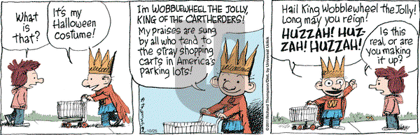 Cul de Sac on Tuesday October 25, 2011 Comic Strip
