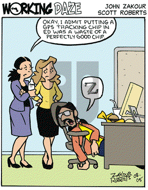 Working Daze on Tuesday August 5, 2008 Comic Strip
