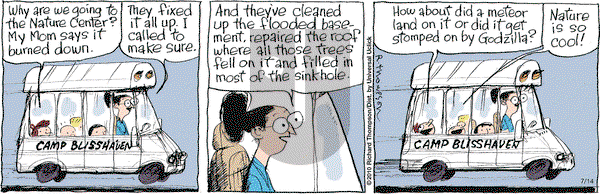 Cul de Sac on Tuesday July 14, 2015 Comic Strip