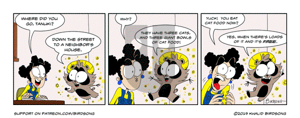 Little Fried Chicken and Sushi on Wednesday June 4, 2025 Comic Strip