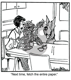 Marmaduke on Tuesday November 27, 2007 Comic Strip