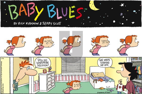 Baby Blues on Sunday January 26, 2014 Comic Strip