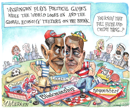 Matt Wuerker on Wednesday October 16, 2013 Comic Strip