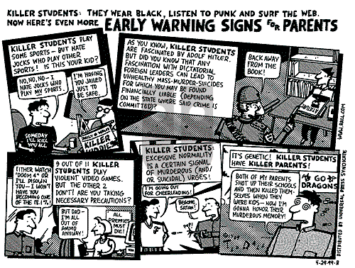 Ted Rall on Saturday May 1, 1999 Comic Strip