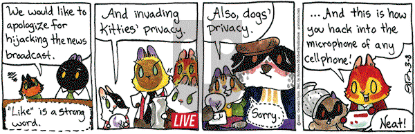 Breaking Cat News on Saturday March 8, 2025 Comic Strip
