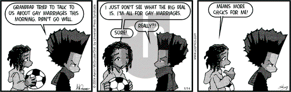 The Boondocks on Saturday August 17, 2013 Comic Strip