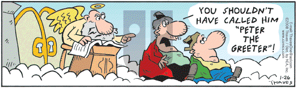 Frank and Ernest - Saturday January 26, 2008 Comic Strip