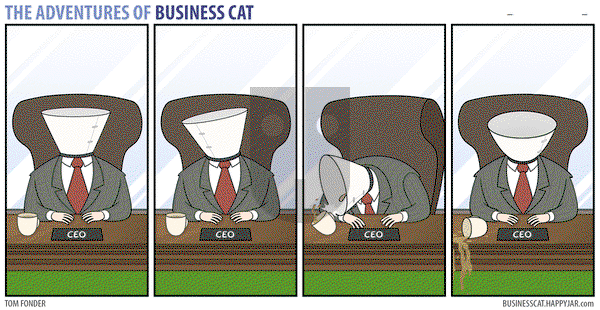The Adventures of Business Cat on Monday October 10, 2016 Comic Strip