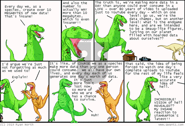 Dinosaur Comics on Thursday December 4, 2025 Comic Strip