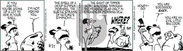 Over the Hedge on Wednesday August 27, 1997 Comic Strip
