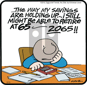 Ziggy on Tuesday March 15, 2016 Comic Strip