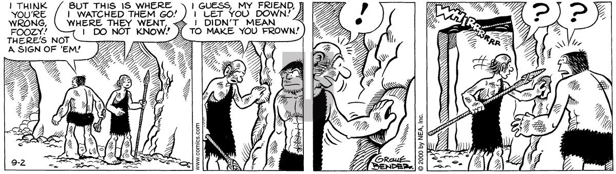 Alley Oop - Saturday September 2, 2000 Comic Strip