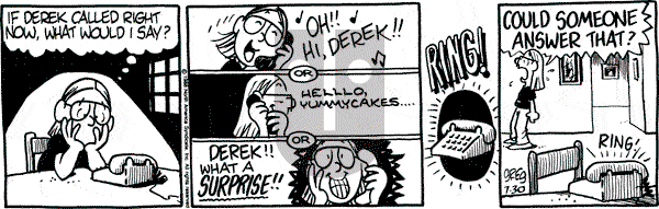 Luann on Saturday July 30, 1988 Comic Strip