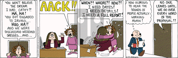 Cathy Classics on Monday February 23, 2004 Comic Strip
